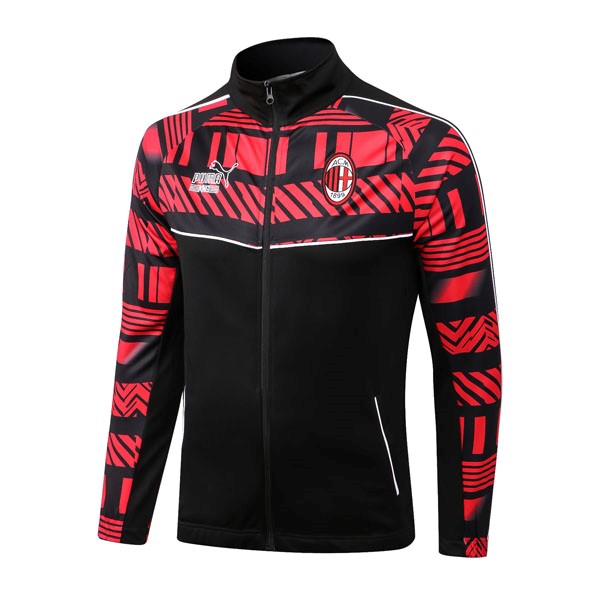 Chaqueta AC Milan 2023 Rojo Negro